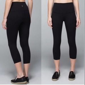 Lululemon High Foldover Waist Crop
